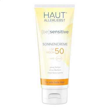 HAUTALLERLIEBST Sunscreen SPF 30 Waterproof, regenerating, vegan, perfume-free, 100 ml on sale